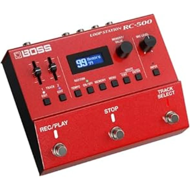 BOSS RC-500 Loop Station, 2-Spur-Looper mit integriertem Mixer, 16 Drumkits und 13 Stunden Aufnahmezeit – Bild 4