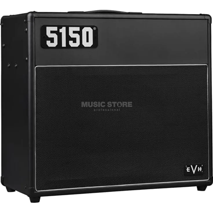Evh 5150 Iconic 40W 1x12 Combo Verstärker, Röhren E-Gitarren-Combo mit 2 Kanälen, Schwarz