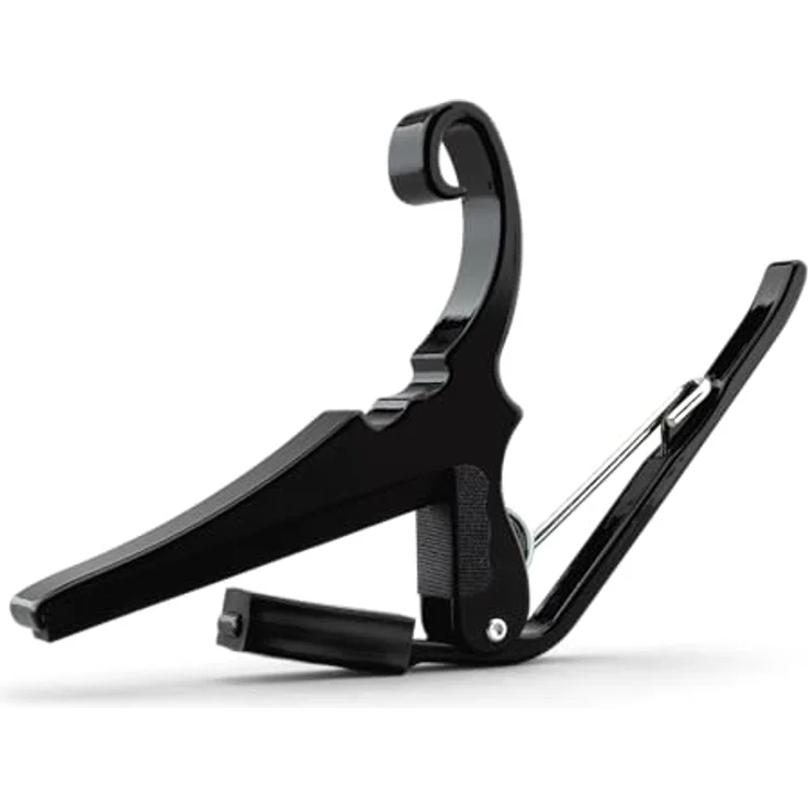 Kyser Quick Change Capo Classic BK, Kapodaster für Konzert- und Flamencogitarren, leichte Aluminiumausführung, schwarz – Bild 2