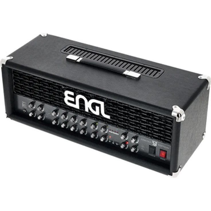 Engl E646 Victor Smolski Ltd, Vollröhren E-Gitarren-Topteil mit 100 Watt Leistung, 4 Kanälen und Snakeskin Finish