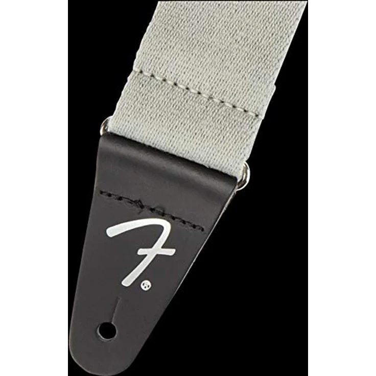 Fender Supersoft Strap Grey, Gitarrengurt aus gesponnenem Polyestergewebe, 5 cm breit, verstellbar von 119 bis 142 cm, grau – Bild 4