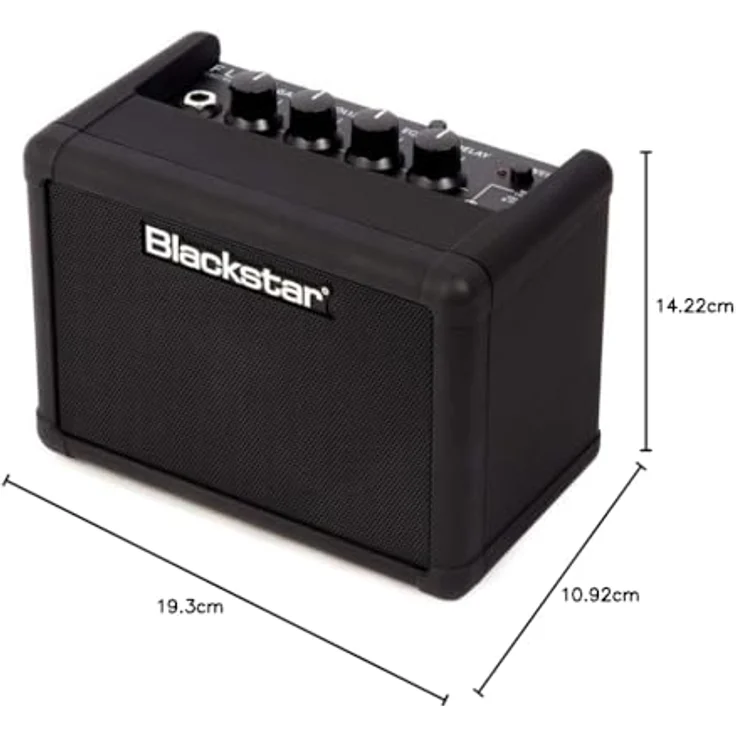 Blackstar FLY 3 Bluetooth Mini Amp, E-Gitarren Combo mit 3 Watt Leistung, 2 Kanälen, Delay und Aux In, schwarz – Bild 8