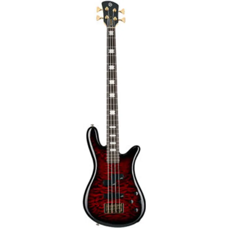Spector Icon NS-2 Bolt-On E-Bass, 4-Saiter in Black Cherry Gloss mit Aguilar DCB Tonabnehmer und AGUILAR OBP-2 Vorverstärker
