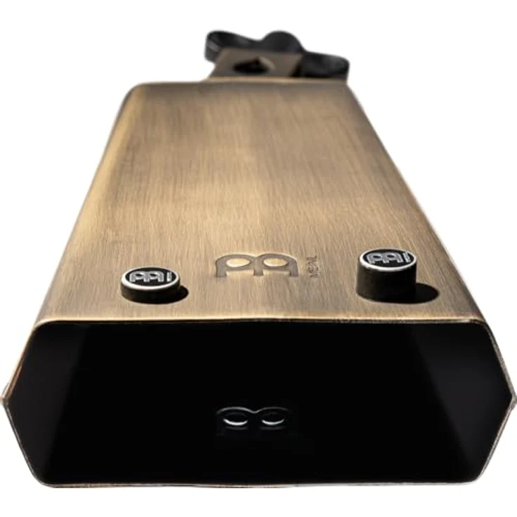 Meinl Percussion Mike Johnston Cowbell, großes Aufschlagidiophon mit Halterung, 7,75 Zoll, Stahl, Vintage Finish, inklusive Bell Mutes – Bild 5