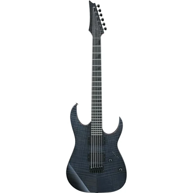 Ibanez GRGR221FA-TDK, E-Gitarre mit Okoume Korpus, geflammter Ahorn Optik, geröstetem Ahorn Hals, Purpleheart Griffbrett, 2x IBZ 6 Humbucker, Transparent Indigo Black – Bild 1