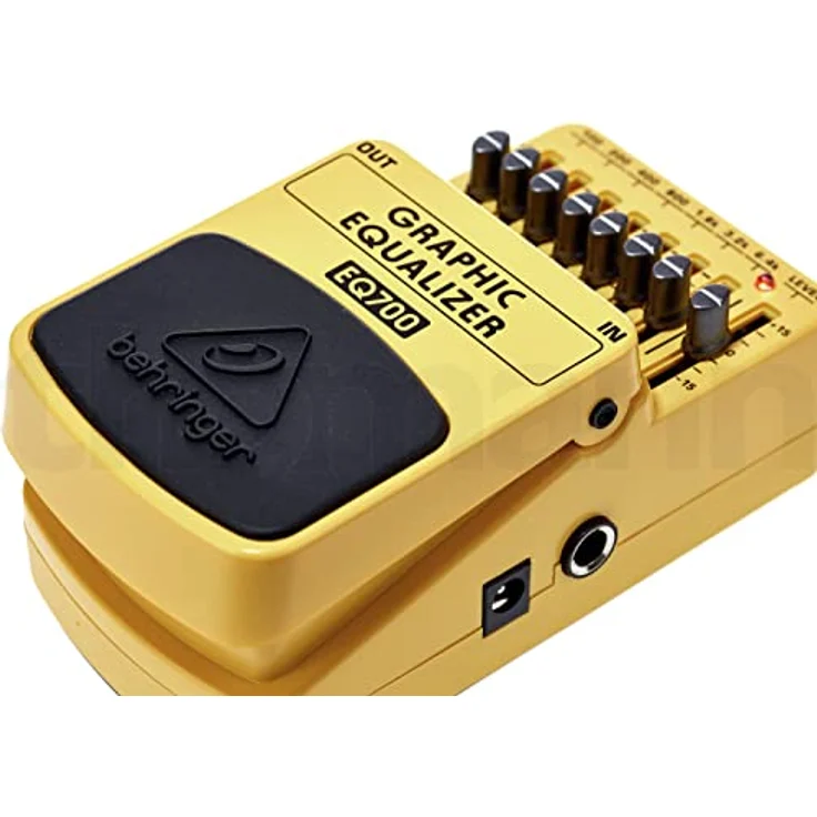 Behringer EQ700, grafischer 7-Band Equalizer Fußpedal zur Klangverfeinerung und Feedback-Eliminierung – Bild 8