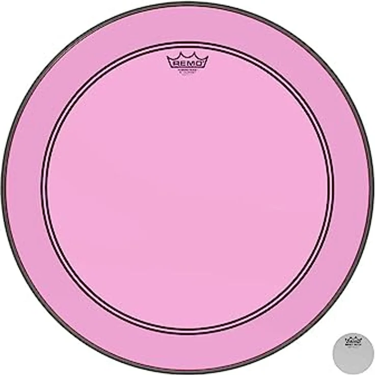 Remo 20" P3 Colortone Purple Bass Drum Schlagfell, einschichtig, 10 mil mit Dämpfungsring, inklusive Falam Slam – Bild 6