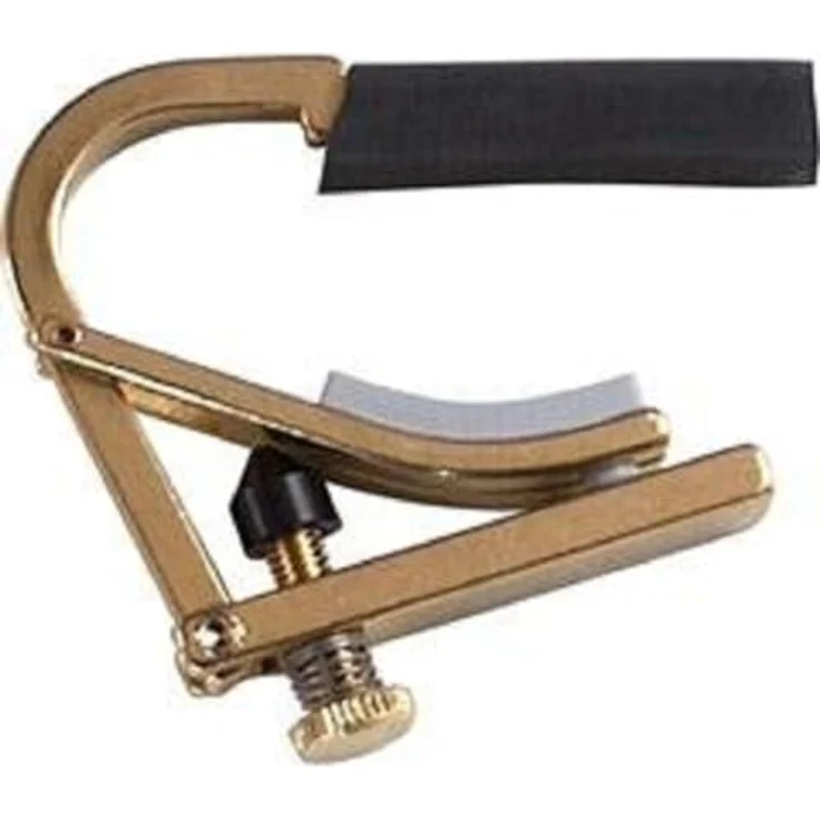 Shubb Partial Capo C8B, Kapodaster für 5 Saiten mit offener tiefer E-Saite, Messing-Ausführung für Drop D Stimmung – Bild 3