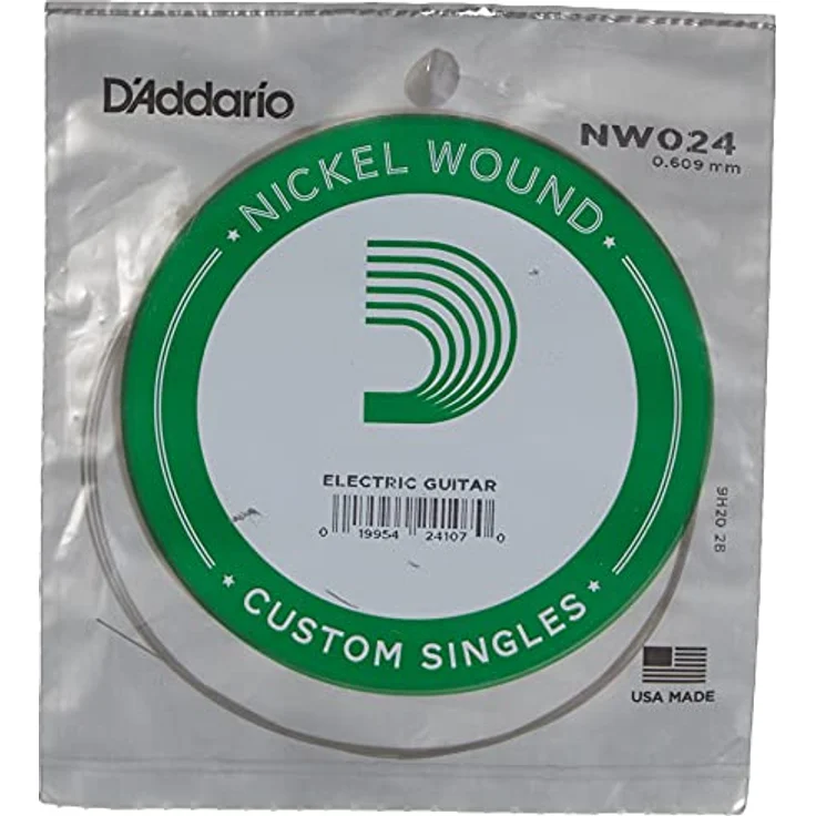 Daddario NW024, Einzelsaite für E-Gitarre, Nickel Round Wound, 024w Stärke – Bild 1