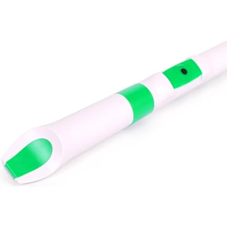 Nuvo Recorder+ Baroque White-Green, Sopranblockflöte in C mit Silikonklappen und abnehmbaren Farbringen – Bild 4