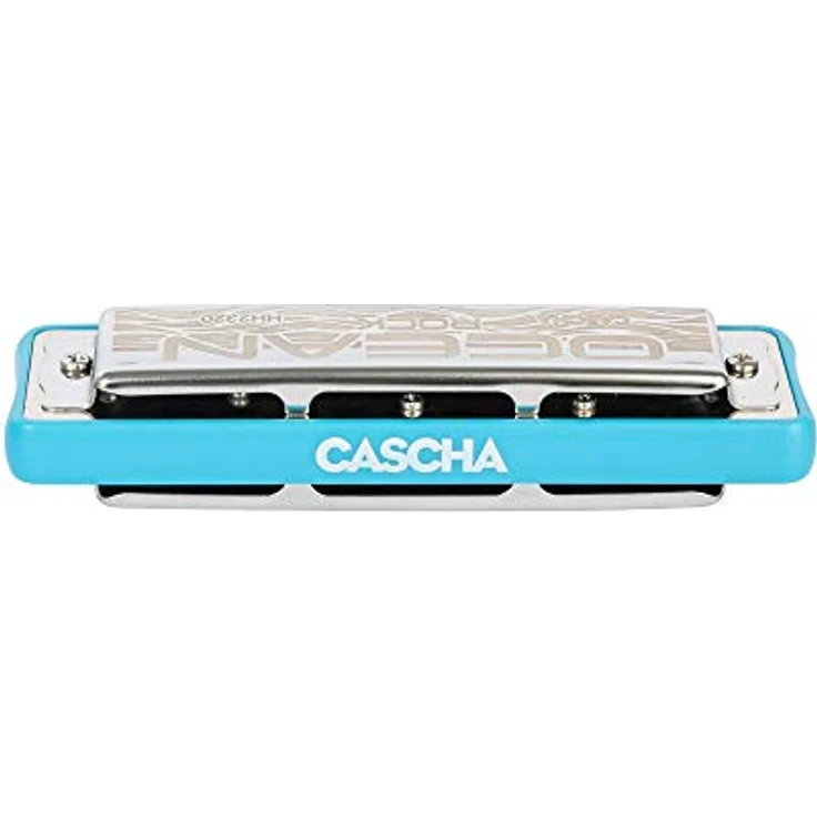 Cascha HH-2324 Ocean Rock Blue G, Diatonische Mundharmonika in G-Dur mit 20 Stimmzungen aus Phosphor-Bronze, blau – Bild 3