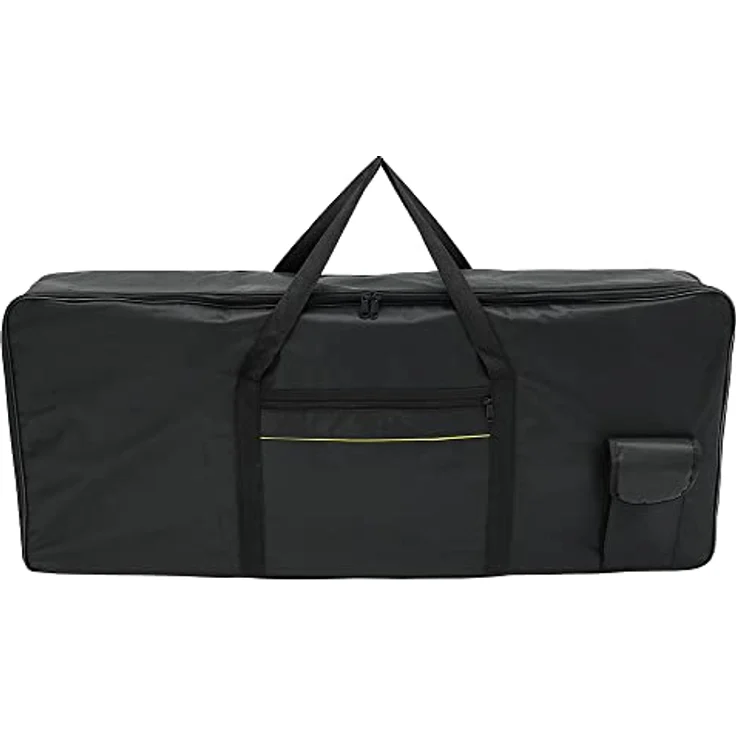 Foppla Keyboard-Gig-Tasche für 61 Tasten, wasserdicht, Oxford-Stoff, inkl. Tragegriff, Schwarz – Bild 2