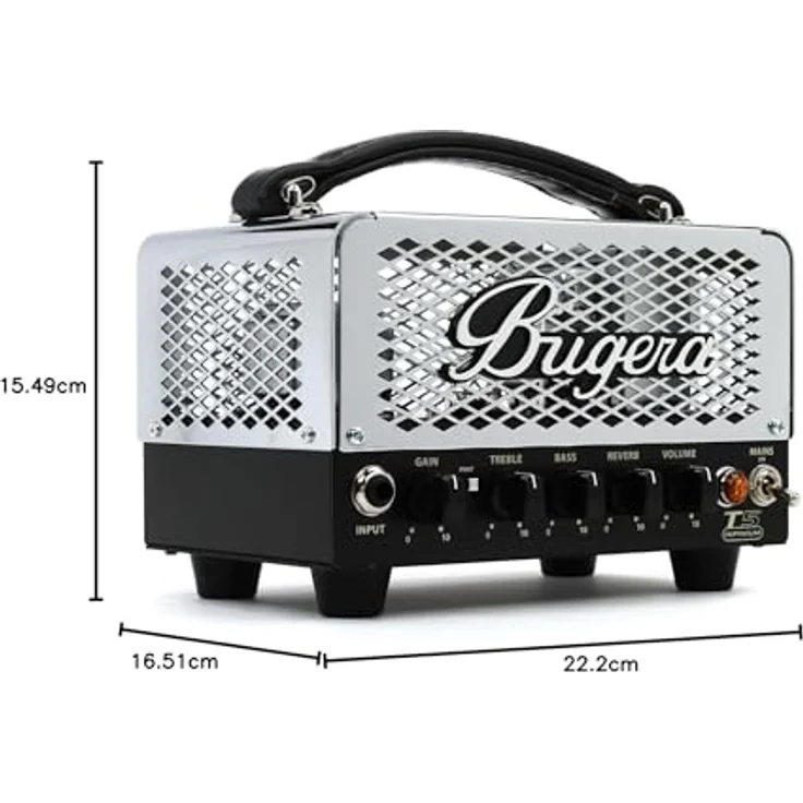 Bugera T5 INFINIUM, 5 Watt Röhrenverstärker Topteil mit INFINIUM Tube Life Multiplier, Reverb und Kofferradio-Design – Bild 5