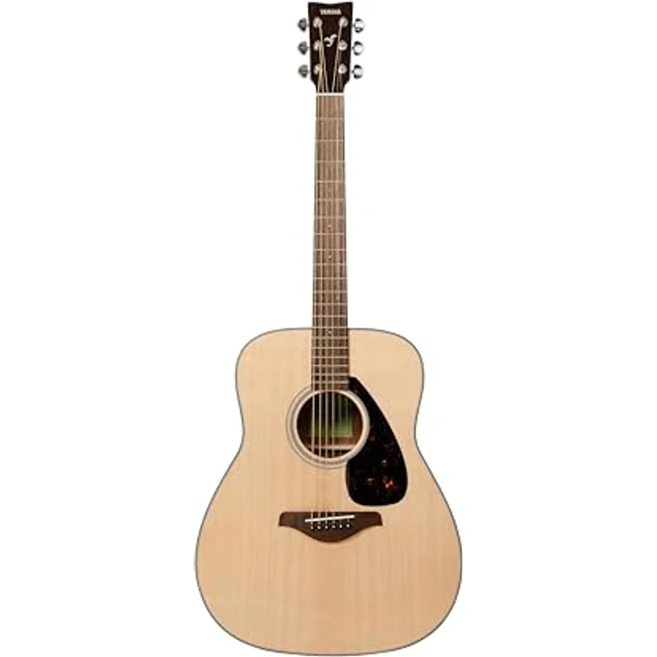 Yamaha FG800 Westerngitarre Natur, Akustische Gitarre mit Scalloped Bracing und authentischem Klang, Anfängergitarre für Erwachsene & Jugendliche, 4/4 aus Holz – Bild 1