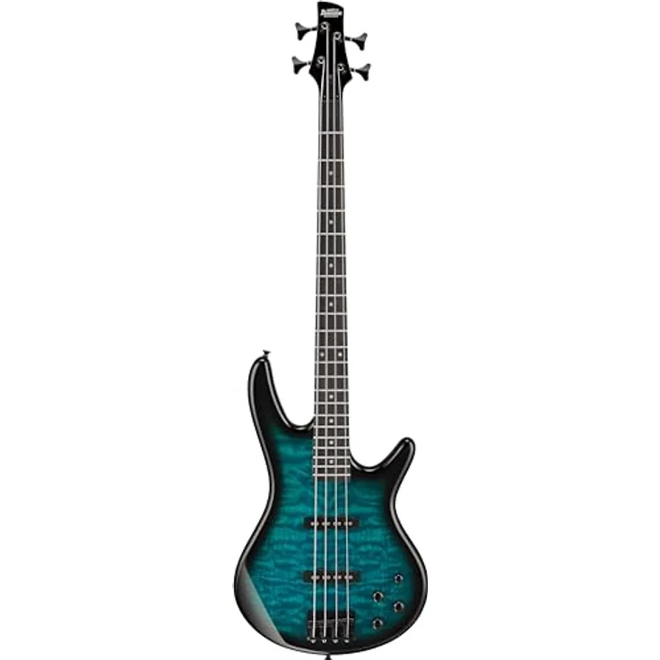 Ibanez Gio GSR280QA-TMS, 4-Saiter E-Bass in Transparent Marine Sunburst mit sorgfältiger Verarbeitung – Bild 1