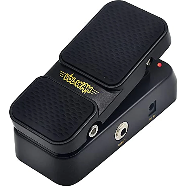 SONICAKE Wah Pedal VolWah, aktives Volume- und Wah-Expression Pedal mit 100% analoger Lautstärke, leichtem und robustem Gehäuse, inkl. zwei LED Anzeigen – Bild 1