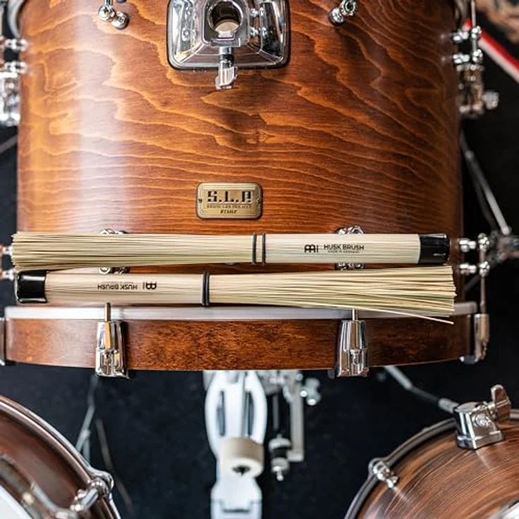 Meinl SB307 Husk Brush, Paar Hot Rods aus Stroh für weichen Sound, Durchmesser 23mm, Länge 377mm, Gewicht 104g, made in Germany – Bild 11
