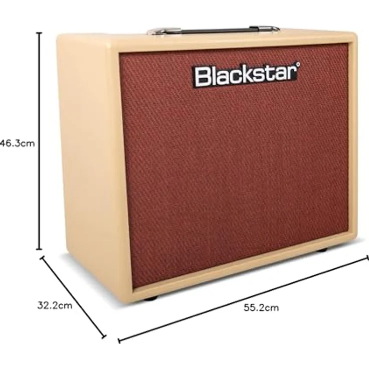 Blackstar Debut 50R, Transistor E-Gitarren-Combo Verstärker mit 50 Watt, Cream Oxblood – Bild 7