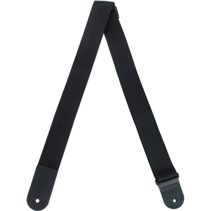 Thomann Nylonstrap, verstellbarer Nylon-Gitarrengurt in Schwarz, Breite 5 cm, Länge 80 - 139 cm