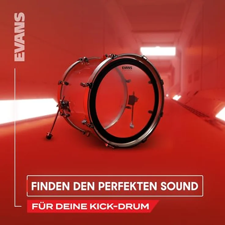 Evans EMAD2 Clear 20", Bass Drum Batter aus hochwertigem Material für ausgewogenen Klang – Bild 2