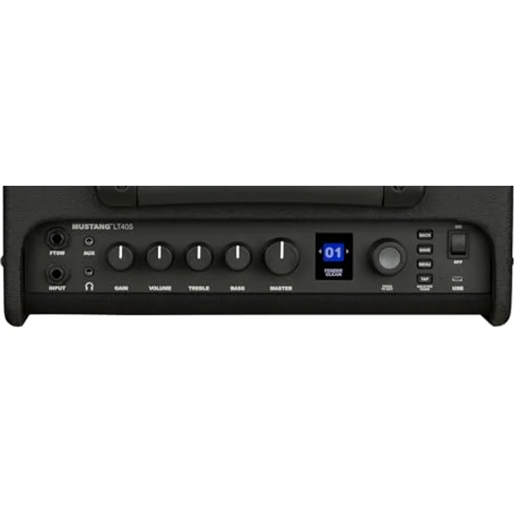 Fender Mustang LT40S, 40 Watt Modelling E-Gitarren-Combo mit 20 Amp Modellen, 2x 4" Lautsprecher – Bild 6
