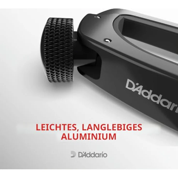 Daddario PW-CP-07, Kapodaster aus ultraleichtem ABS Kunststoff für Akustik- und E-Gitarre, einhändig bedienbar, mit Feingewinde zur Druckdosierung – Bild 6