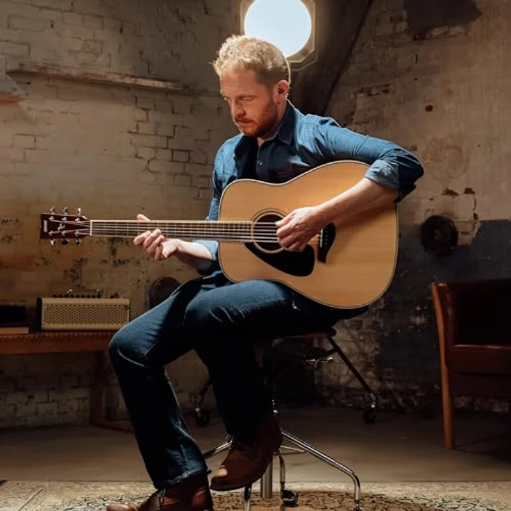 Yamaha FG820L NTII, Linkshänder Akustikgitarre mit massiver Fichtendecke, Mahagoni Boden & Zargen, Naturfinish – Bild 5