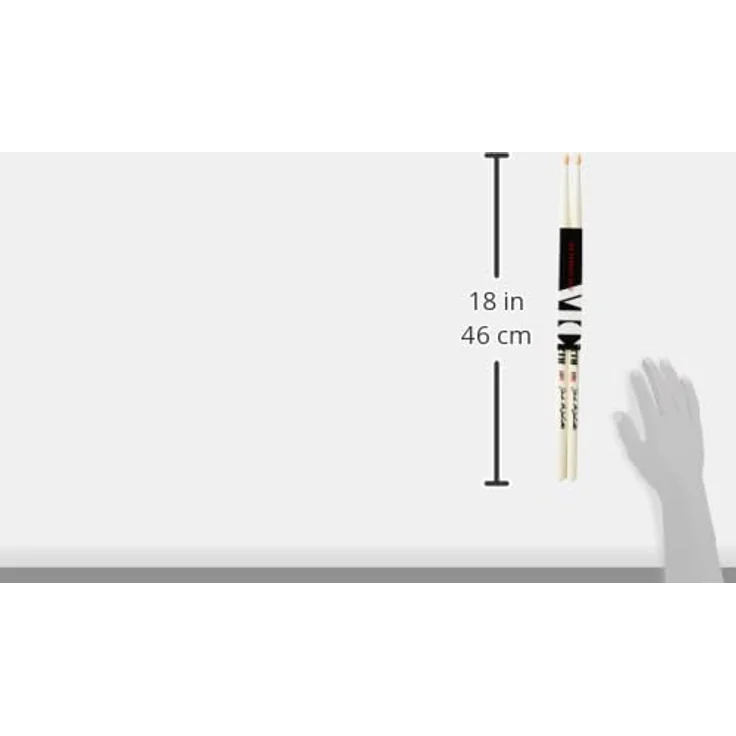 Vic Firth SJD Jack DeJohnette Signature, Drumsticks mit Holzschnitt, 414mm Länge, 14,4mm Durchmesser, ideal für Jazz und Fusion – Bild 7