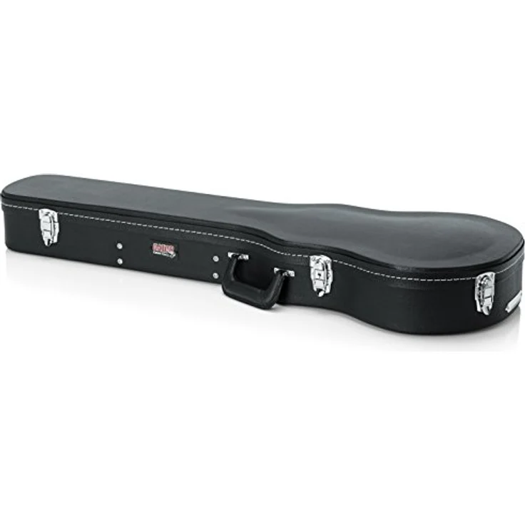 Gator Deluxe Case SC-Style, Gitarrenkoffer aus Sperrholz mit Plüschfutter, Schwarz – Bild 3