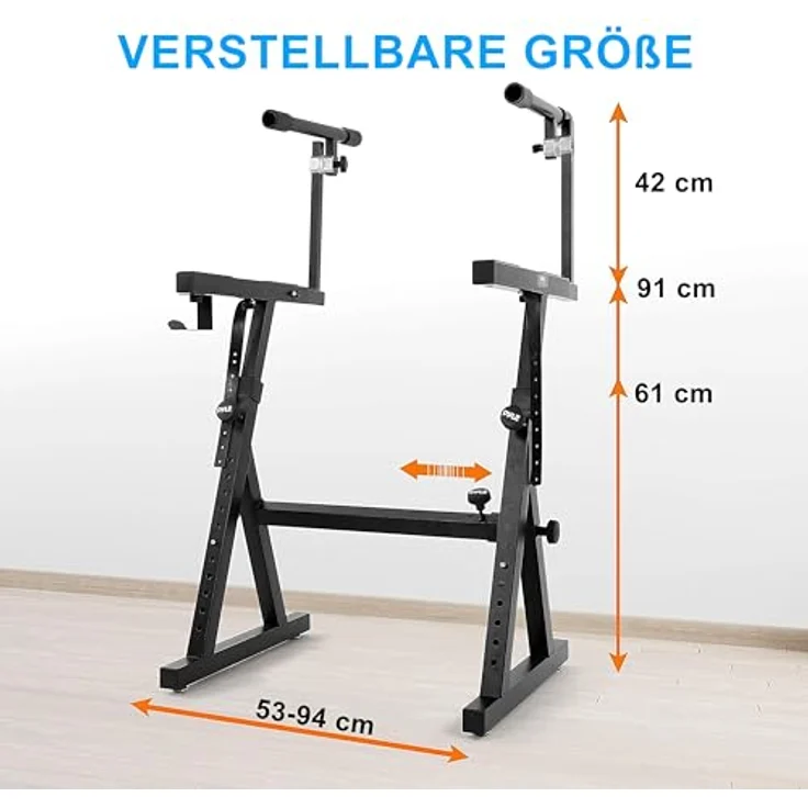 Pyle Z-Form Keyboard Ständer, Höhenverstellbarer Piano Ständer mit 2 Ebenen für E Piano und Digital Piano, klappbar und tragbar, 55–88 Tasten, Schwarz – Bild 5