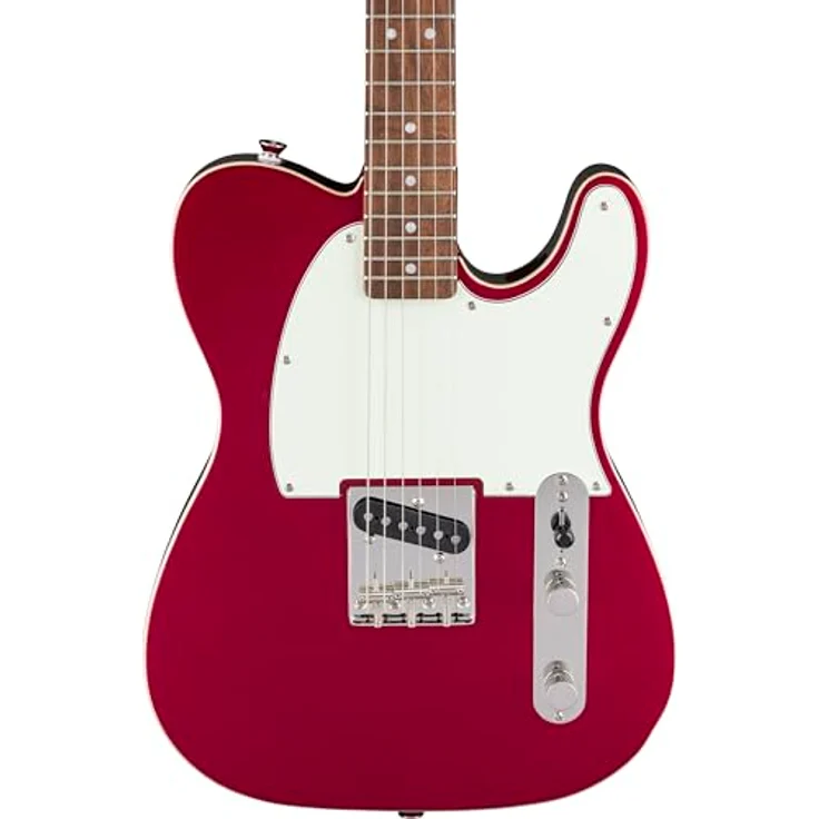 Squier CV Custom Esquire E-Gitarre, Pappel-Korpus, Ahorn-Hals, Candy Apple Red, Fender Designed Alnico Single-Coil – Bild 3