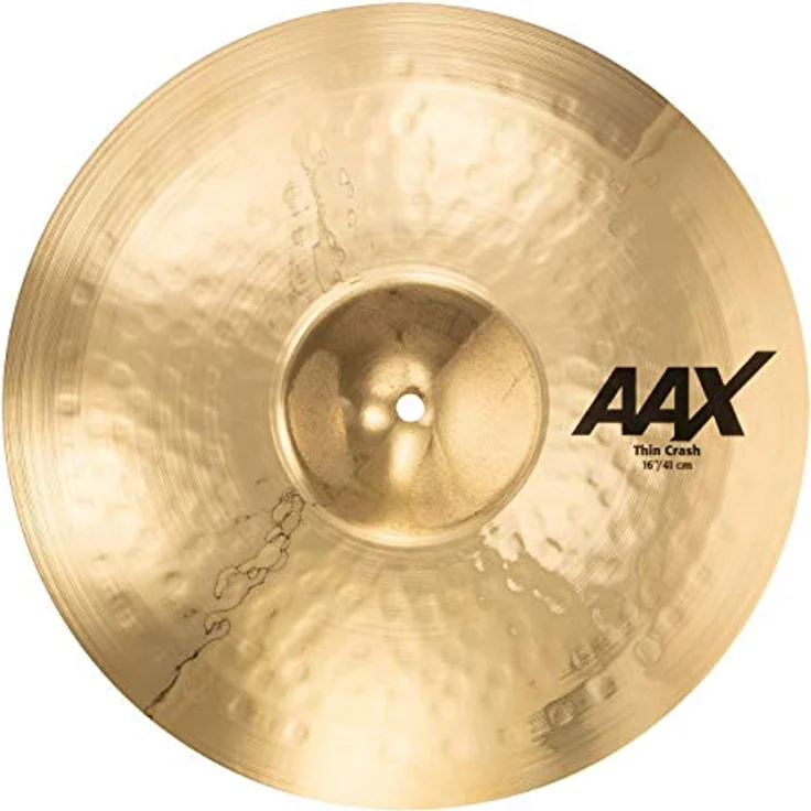 Sabian 16" AAX Thin Crash, Schlagzeugbecken mit Brillant Finish, vielseitige Ansprache und komplexe Klänge – Bild 1