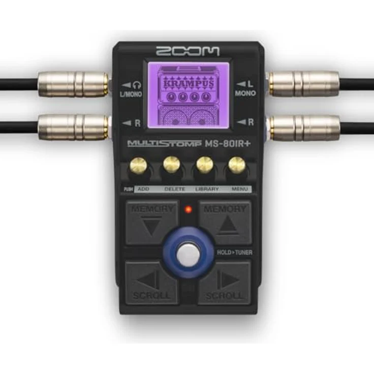 Zoom MS-80IR+, Gitarren-Multieffekte-Pedal mit 23 Verstärker-Modellen, 80 Speicherpatches und USB-C Anschluss – Bild 6