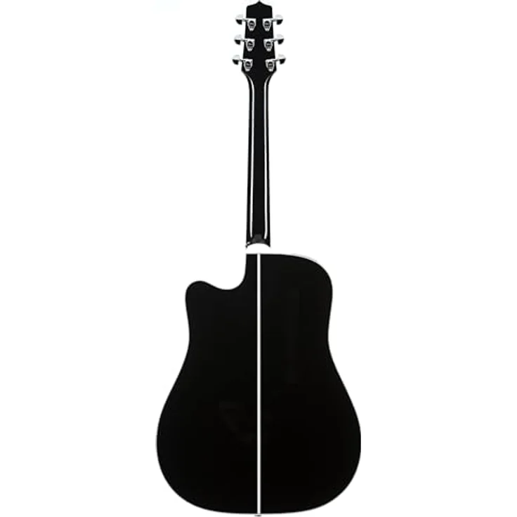 Takamine EF341SC Dreadnought Westerngitarre, massive Zederndecke, Palisander Griffbrett, CT4BII Preamp, schwarzer Hochglanz, inkl. Softcase – Bild 3