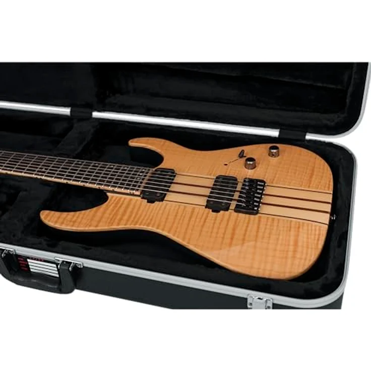 Gator GC-ELEC-XL Guitar ABS Case, Gitarrenkoffer für ST/T-Style Typen, mit EPS-Schaumpolster, abschließbaren Schlössern, Farbe: Schwarz – Bild 13