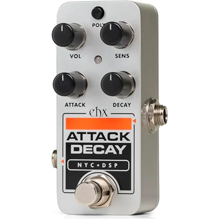 Electro Harmonix Pico Attack Decay Tape Reverse Simulator, Effektpedal für E-Gitarre mit Vol, Sens, Attack und Decay Reglern, kompakt und vielseitig – Bild 3