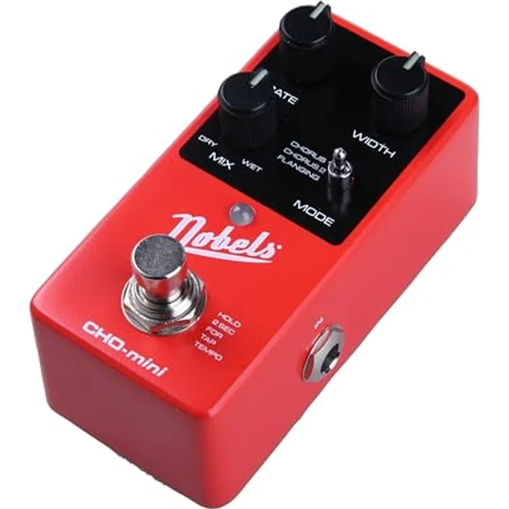 Nobels CHO-mini Chorus, E-Gitarren Effektpedal mit 3 Modi, kompaktes Design, Mono/Stereo-Ausgänge – Bild 2