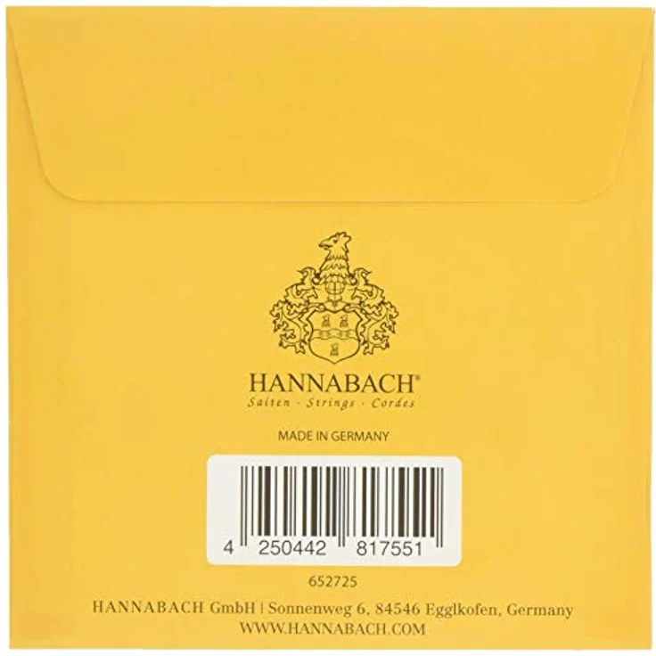 Hannabach Klassikgitarrensaiten Serie 725 Medium/High Tension Goldin - A5 - 7255MHT, Premiumqualität mit besonderer Goldin-Legierung für intensiven Klang, Made in Germany – Bild 2