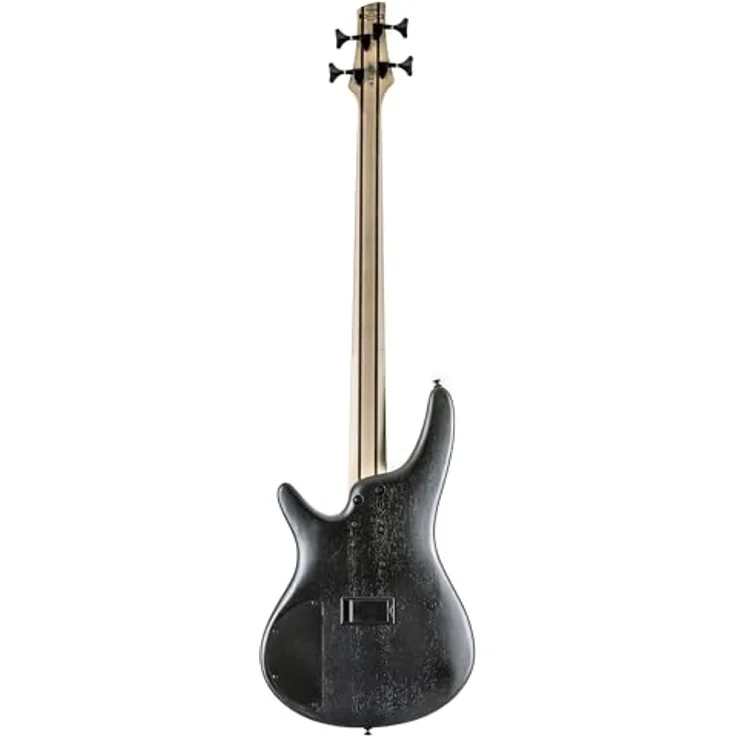Ibanez SR300EB-WK, 4-saiter E-Bass aus der Soundgear-Serie mit Nyatoh Korpus, 24 Medium Bünden und PowerSpan Dual Coil Tonabnehmer, Wettered Black – Bild 4