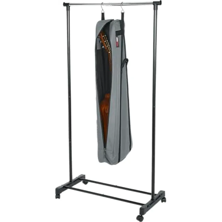 Gator GCB-Acoustic, Hängende Schrankhülle für Akustikgitarre, graues strapazierfähiges Polyester mit Belüftungsöffnung und Netztaschen