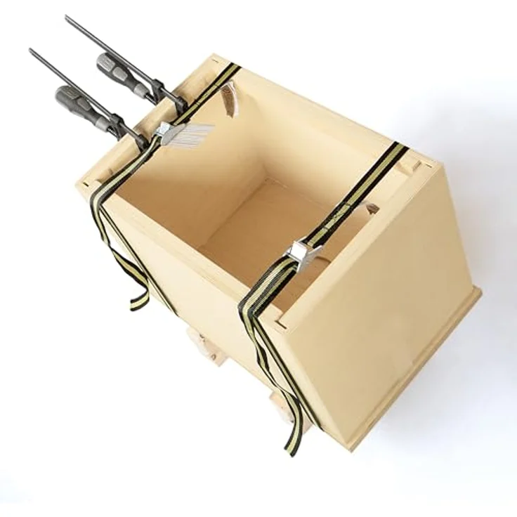 Meinl Percussion MYO-CAJ Make your own Cajon - Bausatz mit Aufbauanleitung, rutschfesten Gummifüßen und kompaktem Design für Jam Sessions – Bild 5