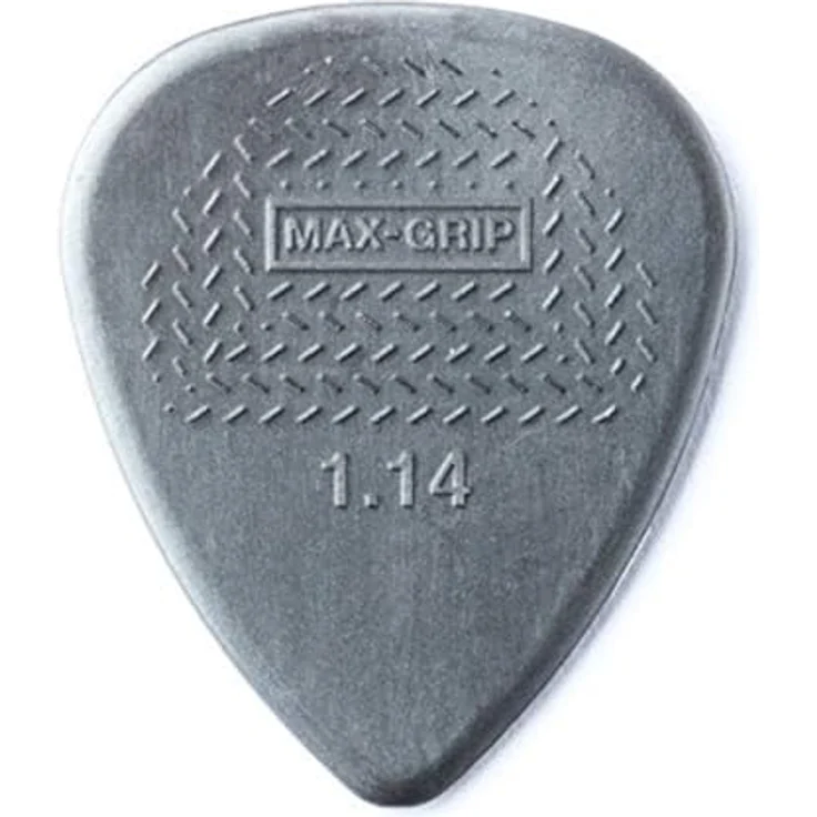 Dunlop Nylon Max Grip 1,14 mm, 72 Pack Plektren mit rutschfester Oberfläche für optimalen Halt – Bild 1