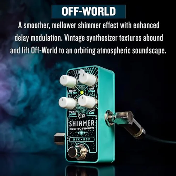 Electro Harmonix Pico Shimmer Reverb, kompaktes Effektpedal mit 3 Szenen und Infinite Reverb-Modus – Bild 8