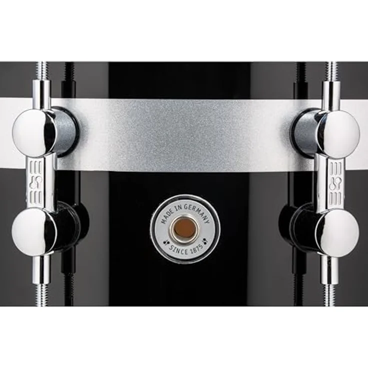 Sonor Jost Nickel Snare Drum 14"x6,25" Piano Black/Silver, hochwertige Snare Drum mit sorgfältiger Verarbeitung und ausgewählten Materialien – Bild 3