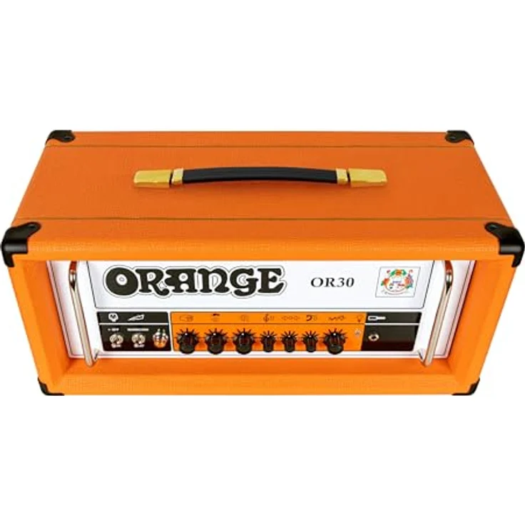Orange OR 30, 30 Watt Class-A Vollröhre E-Gitarren-Topteil mit fußschalbarem Volume-Boost und FX-Loop, orange – Bild 5