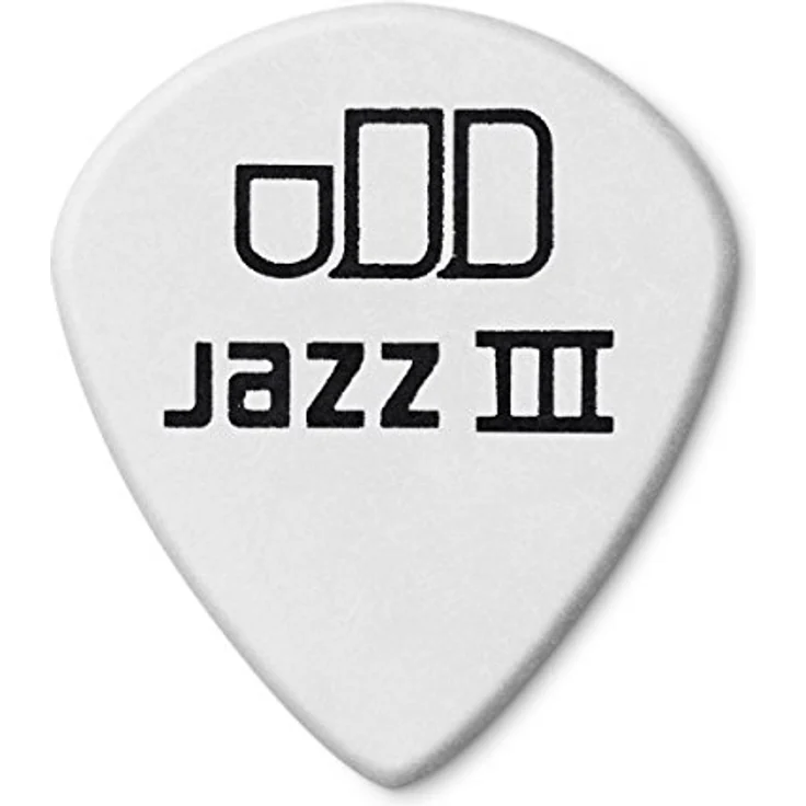 Jim Dunlop Tortex White Jazz III, Plektrum 1,50mm, 12 Stück mit klaren Tönen und aggressivem Angriff – Bild 2