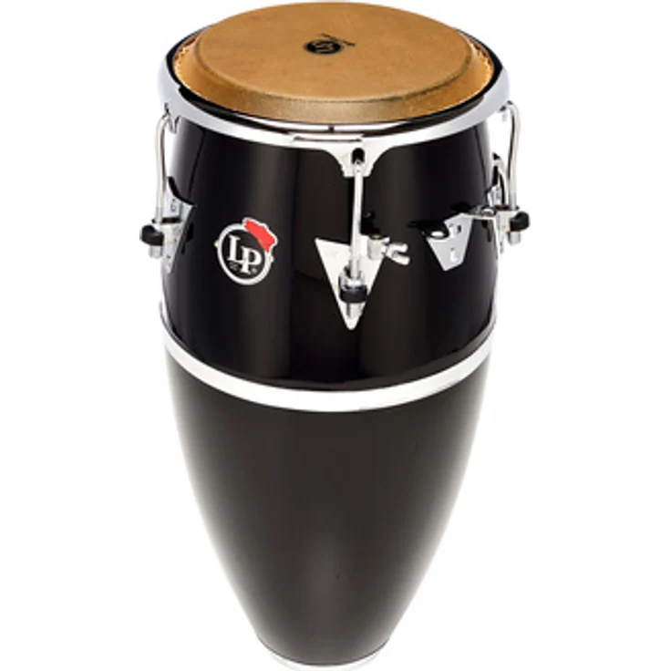 LP 522X-1BK Quinto Black, 11" Fiberglas Trommel mit Comfort Curved II Rims und Chrome Hardware – Bild 1