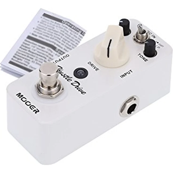 Mooer Hustle Drive, Overdrive-Pedal mit Drive-, Volumen- und Tone-Regler, True Bypass, 9V DC Anschluss – Bild 3