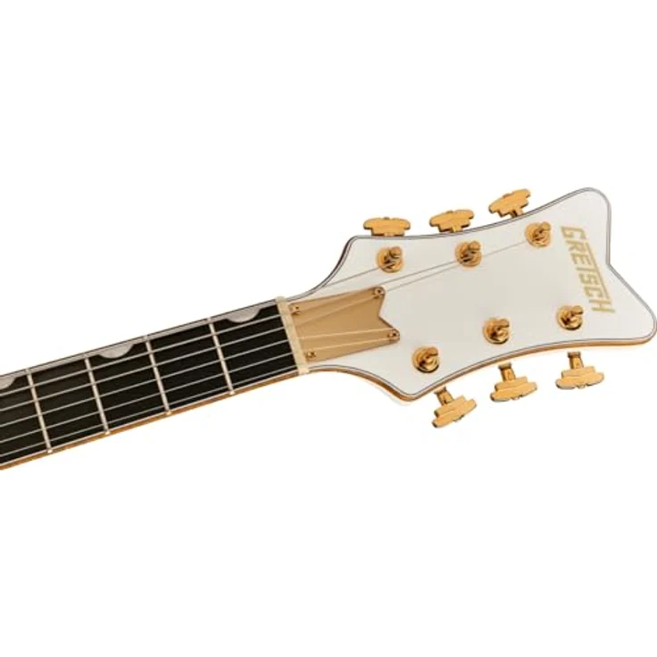 Gretsch Synchromatic Falcon BB White, Hollow Body E-Gitarre mit Ahorn Korpus, Ebenholz Griffbrett und Bigsby Tremolo – Bild 6