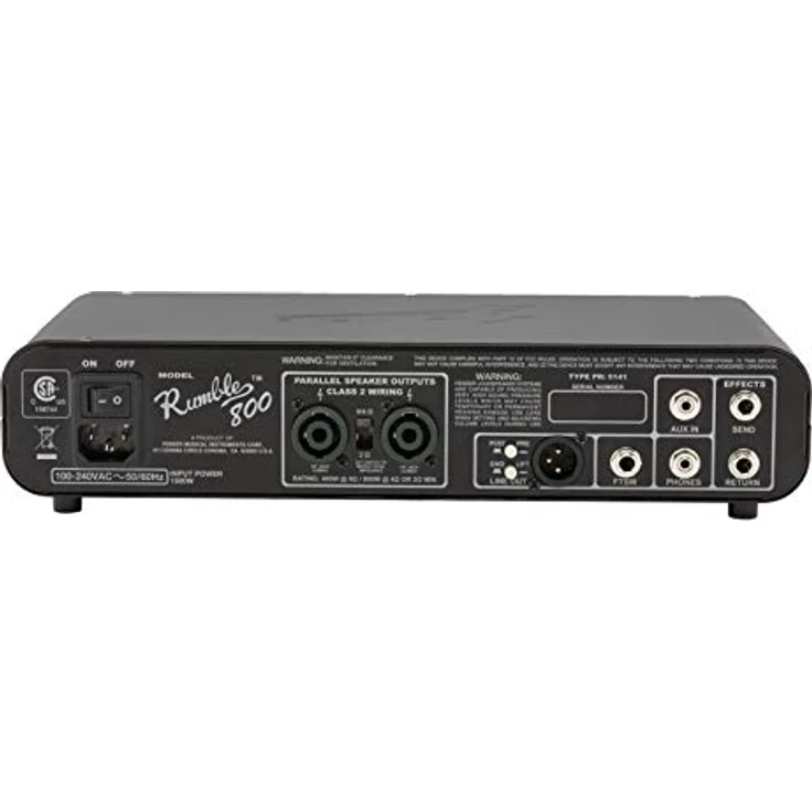 Fender Rumble 800HD, Bass Topteil mit 800 Watt, 4 Band EQ und Effekt Loop – Bild 3